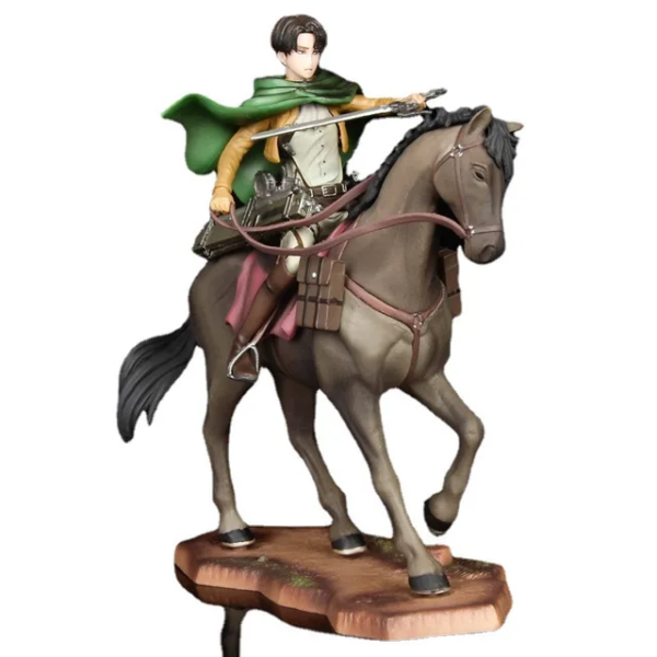 Levi Riding Horse - 15 CM Premium Anime Figure