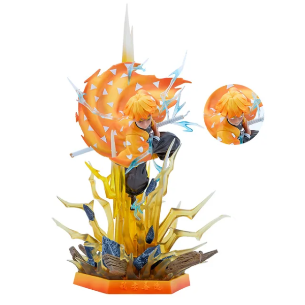 Zenitsu 30cm Big Anime Figure with LED Light