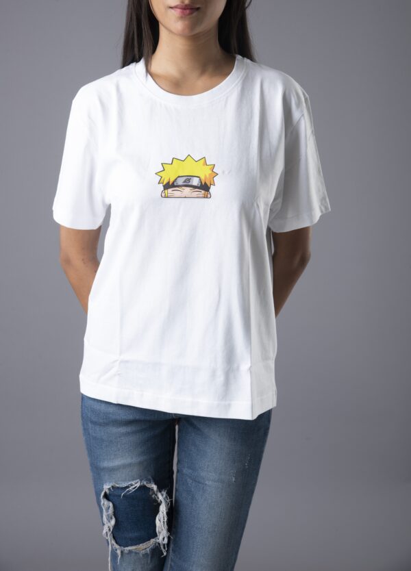 Naruto Double Print T-Shirt – White Color