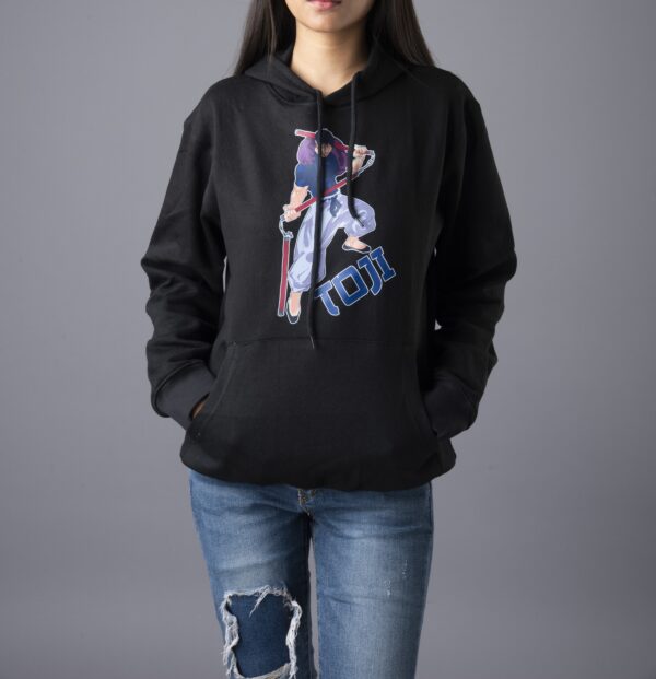 Toji Double Print Black Hoodie