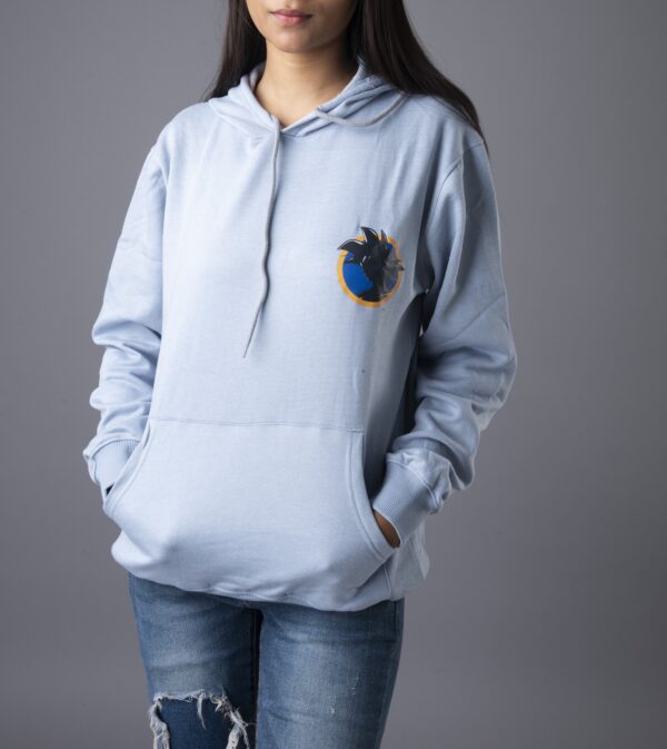 Goku Double Print Columbia Blue Hoodie
