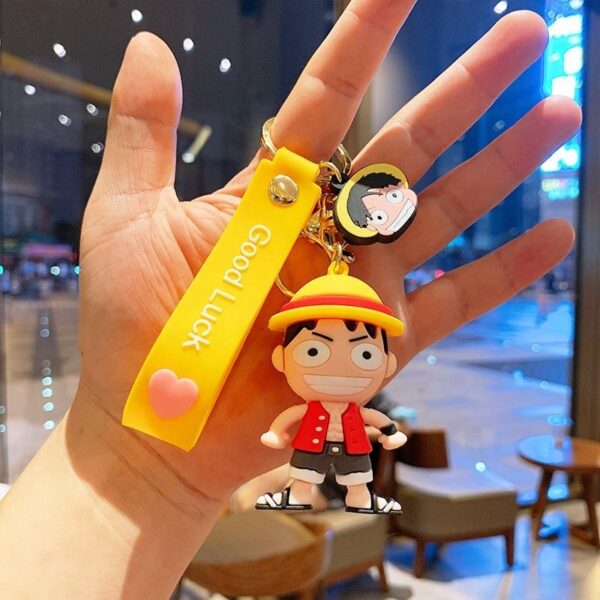 Luffy One Piece Silicone Keychain