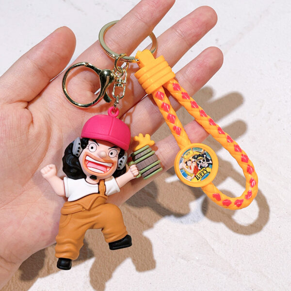 Ussop One Piece Silicone Keychain