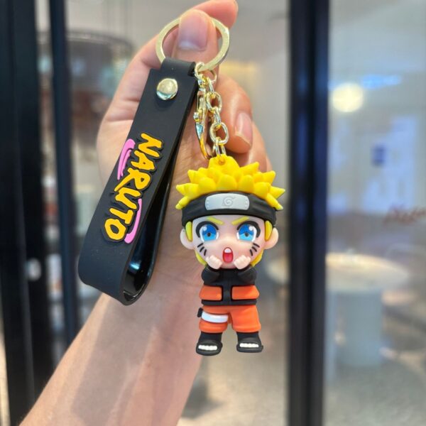 Naruto Excited Silicone Keychain