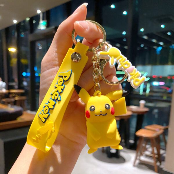 Pikachu Pokemon Silicone Keychain
