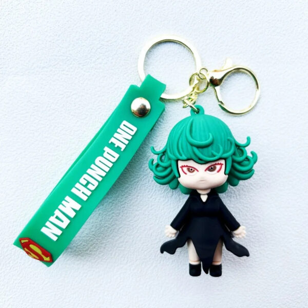 Tatsumaki - One Punch Man Silicone Keychain