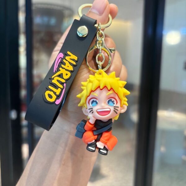 Naruto Sitting Silicone Keychain