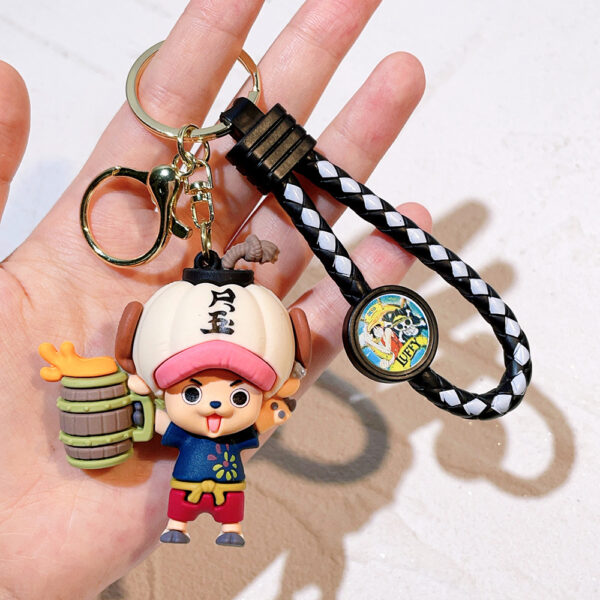 Chopper One PIece Silicone Keychain