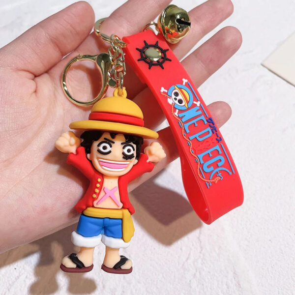Luffy Happy - One Piece Silicone Keychain