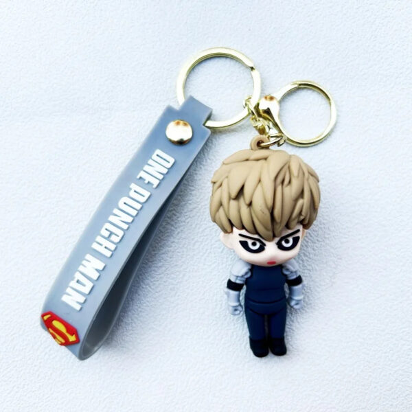 Genos - One Punch Man Silicone Keychain