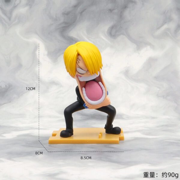 Sanji funny Reaction Anime Figure 12cm