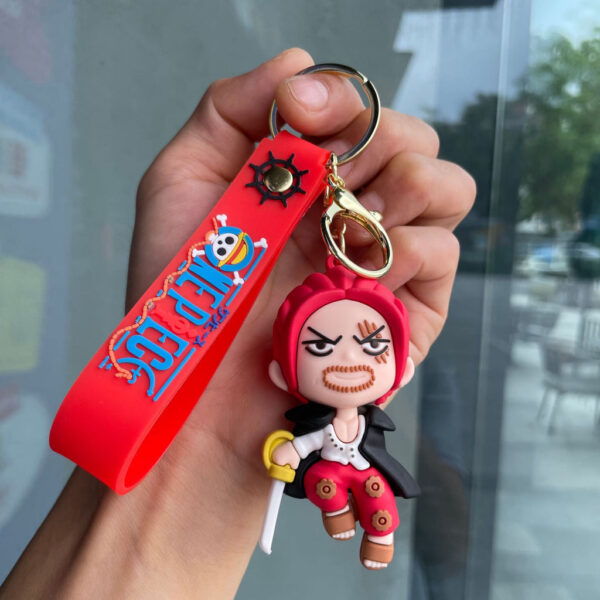 Shanks One Piece Silicone Keychain