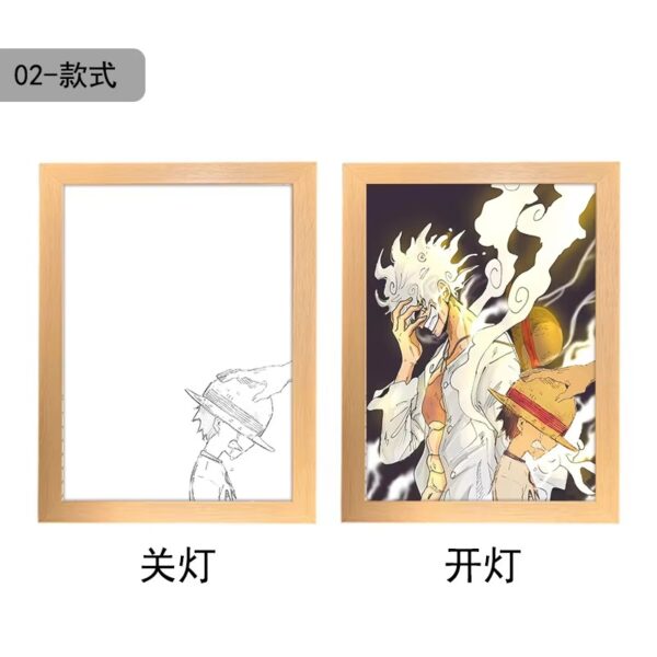 Kid Luffy LED Frame Lamp