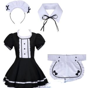 Anime Waitress Dress Set
