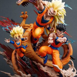 Dragon Ball Z – Super Saiyan Family & Shenron Statue